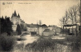 CPA Durbuy Wallonien Luxemburg, Ourthe, Brücke, Schloss - Autres & Non Classés