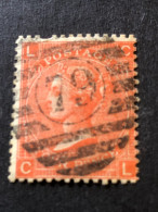 GB  SG 95  4d Deeep Vermilion Plate 11 - Used Stamps