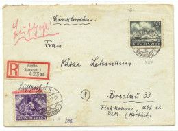 DL/72 . Deutschland  Einschreiben Umschlag DR 1944 - Otros & Sin Clasificación