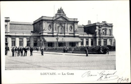 CPA Louvain Leuven Flämisch-Brabant, La Gare - Otros & Sin Clasificación