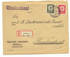 DL/ 40 Deutschland  Einschreiben Umschlag 1938 **1/20 - Sonstige & Ohne Zuordnung