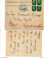 1944 LETTERA CON TESTO CON ANNULLO LECCE - Military Mail (PM)