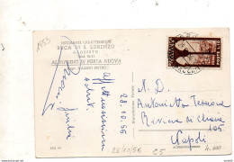 1956 GROSSETO - RISTORANTE BUCA DI S. LORENZO - 1946-60: Poststempel