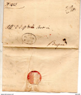 1844  LETTERA CON ANNULLO  ISEO  BRESCIA - Oficiales