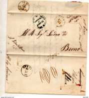 1867  LETTERA CON ANNULLO  LAVENONE BRESCIA + BRENO - Oficiales
