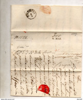 1853 LETTERA CON ANNULLO ISEO BRESCIA - ...-1850 Préphilatélie