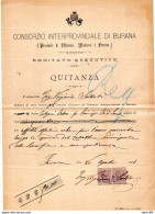 1901 FERRARA, CONSORZIO INTERPROVINCIALE DI BURANA - Italie