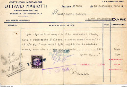 1936 SESTO FIORENTINO - COSTRUZIONI MECCANICHE OTTAVIO MARIOTTI - Italia