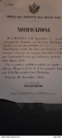 1855 VENEZIA -  DAZI  SUL FRUMENTO - Decreti & Leggi