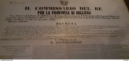 1860 NAPOLI DECRETO LEGGE ELETTORALE - Manifesti
