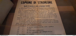 1925 COMUNE DI STONCONE TERNI -  AVVISO DI CONCORSO AL POSTO DI VETERINARIO COMUNALE - Documents Historiques