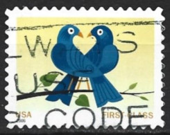 United States 2006. Scott #4029 (U) Birds, Love - Used Stamps