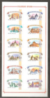 Russia: Full Set Of 12 Mint Definitive Stamps, Architecture - Kremlins, 2009, Mi#1592-1603, MNH - Castles