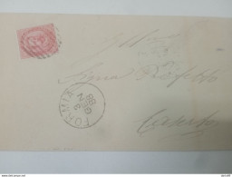 1888 LETTERA CON ANNULLO FORMIA - Poststempel