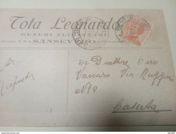 1923  CARTOLINA CON ANNULLO SANSEVERO FOGGIA - Poststempel