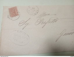 1898 LETTERA  CON ANNULLO TORRIGLIA GENOVA - Poststempel