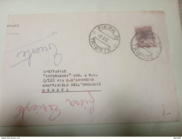 1950 PARTE DI LETTERA CON ANNULLO FIERA DI TRIESTE - 1946-60: Poststempel