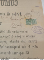 1927 MANIFESTO CON ANNULLO RIVODUTRI RIETI AVVISO DI CONCORSO - Historische Documenten