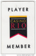 GREECE - Casino Rio(Player), Member Card, Used - Carte Di Casinò