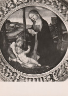AD506 Scuola Del Ghirlandaio - Madonna Col Figlio - Firenze - Palazzo Vecchio - Dipinto Paint Peinture - Paintings