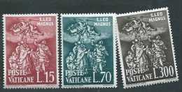 Vaticano 1961; San Leone Magno, Anniversario Della Morte. Serie Completa Nuova. - Unused Stamps