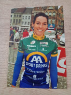Photo Originale Cyclisme Cycling Ciclismo Ciclista Wielrennen Radfahren VANDENBROECK INGE (AA Drink Cycling Team 2008) - Ciclismo