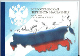Russie 2002 Yvert N° 6667 ** Recensement Emission 1er Jour Carnet Prestige Folder Booklet. - Neufs