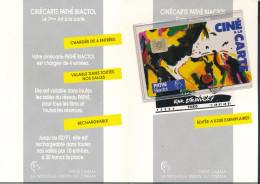 Cinécarte Pathé Cinéma N°2 Biactol Dans Son Encart - Movie Cards