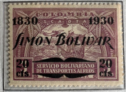 Kolumbien 1930: SCADTA: Death Of Simón Bolivar, Cent. Mi:CO-SCADTA 62 - Colombia