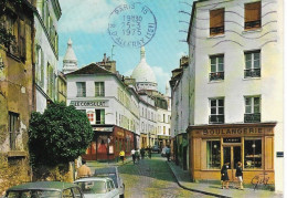75 Paris Le Vieux Montmartre La Place Jean Baptiste Clement Et La Rue Morvins - Sonstige & Ohne Zuordnung