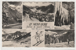 133 DEPT 63 : Le Mont Dore " Multivues " édit. La Cigogne N° 63.236.21 - Le Mont Dore