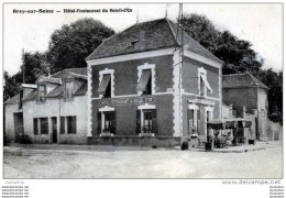 77 BRAY SUR SEINE HOTEL RESTAURANT DU SOLEIL D'OR BANQUET FANFARE MUNICIPALE 16 FEVRIER 1935 - Bray Sur Seine