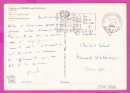 294268 / France - LES PARCS DE THOIRY - Peaugres Sigean Thoiry PC 1981 Postage DUE Azay-le Rideau USED Flamme - Brieven En Documenten
