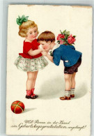 39743611 - Spielzeug Ball Rosen Handkuess Kinderpoesie - Verjaardag