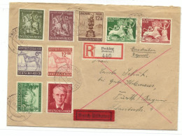 DL/24   Deutschland  Einschreiben Umschlag Reco  1944 Von Pocking - Lettres & Documents
