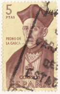 1962 - ESPAÑA - FORJADORES DE AMERICA - PEDRO DE LA GASCA - EDIFIL 1461 - Used Stamps
