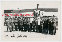 Militaires Français Accompagnés D'officiers Tchèques Et Serbes Devant L'avion Blériot-SPAD S.510 - Villacoublay, 1937 - Luchtvaart