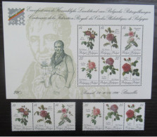 2370/75 En BL67 'Rozen - Redouté' - Postfris ** - Face Value: 11 Euro - Unused Stamps
