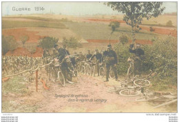 60 COMPAGNIE DE CYCLISTES DANS LA REGION DE LASSIGNY GUERRE 1914 - Sonstige & Ohne Zuordnung