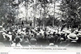 CONGRES CATHOLIQUE DE MARIGNY LE CHATEL DANS  L'AUBE LE 18 JUILLET 1926 - Andere & Zonder Classificatie