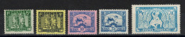 Indochine - YV 214 à 218 N** MNH Luxe Complete - Unused Stamps