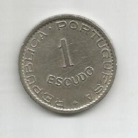 CAPE VERDE PORTUGAL 1$00 ESCUDO 1949 - Kaapverdische Eilanden