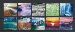 Japan 2021 Landscapes Y.T. 10784/10793 (0) - Used Stamps