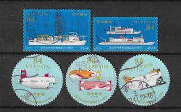 Japan 2021 Ship Y.T. 10772/10776 (0) - Used Stamps