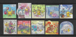 Japan 2021 Pokemon Y.T. 10649/10658 (0) - Used Stamps