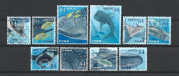 Japan 2021 Marine Life Y.T. 10629/10638 (0) - Used Stamps