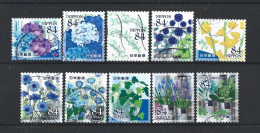 Japan 2021  Daily Life Flowers Y.T. 10470/10479 (0) - Used Stamps