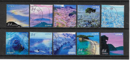 Japan 2021 Landscapes Y.T. 10304/10313 (0) - Used Stamps