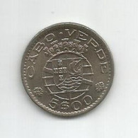 CAPE VERDE PORTUGAL 5$00 ESCUDOS 1968 - Capo Verde