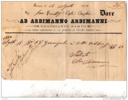 1870 FIRENZE - NEGOZIATE SARTO - Italie
